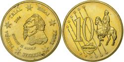 World Coins - Sweden, Medal, 10 C, Essai-Trial, 2004, Copper-Nickel Gilt,