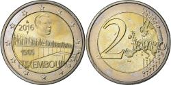 World Coins - Luxembourg, 2 Euro, 2016, Bi-Metallic,