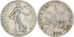 World Coins - France, 2 Francs, Semeuse, 1900, Paris, Silver, , KM:845.1