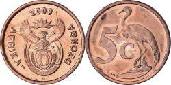 World Coins - Coin, South Africa, 5 Cents, 2000, , Acier plaqué cuivre, KM:223