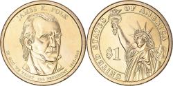 Us Coins - Coin, United States, James K. Polk, Dollar, 2009, U.S. Mint, Denver,