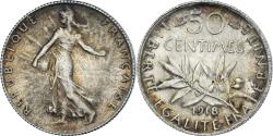 World Coins - Coin, France, 50 Centimes, 1918