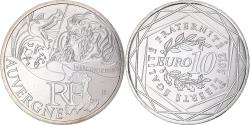 World Coins - France, 10 Euro, 2012, Auvergne, , Silver