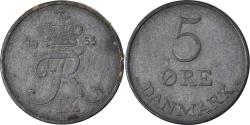 World Coins - Coin, Denmark, Frederik IX, 5 Öre, 1953, Copenhagen, , Zinc, KM:843.1