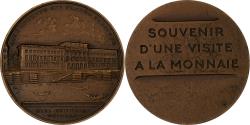 World Coins - France, Medal, Souvenir d'une visite à la Monnaie de Paris, Bronze, Léonard
