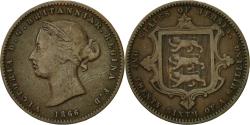 World Coins - Coin, Jersey, Victoria, 1/26 Shilling, 1866, , Bronze, KM:4