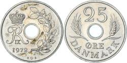 World Coins - Coin, Denmark, 25 Öre, 1972
