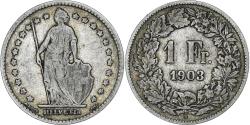 World Coins - Switzerland, Franc, 1903, Bern, Silver, , KM:24