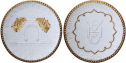 World Coins - Weimar Republic, Stadt Dresden, 20 Mark, 1921, Gilded, , Porcelain