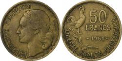 World Coins - France, 50 Francs, Guiraud, 1951, Paris, Aluminum-Bronze, , KM:918.1
