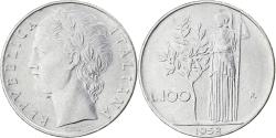 World Coins - Italy, 100 Lire, 1958, Rome, Stainless Steel, , KM:96.1
