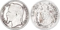 World Coins - Coin, France, Napoleon III, Franc, 1868, Paris, , Silver, KM:806.1