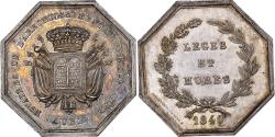 World Coins - France, Token, Chambre des Notaires de Bar-sur-Aube, 1840, Silver, Chaumonot