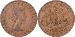 World Coins - Coin, Great Britain, 1/2 Penny, 1959