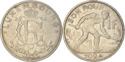 World Coins - Coin, Luxembourg, Charlotte, Franc, 1924, , Nickel, KM:35