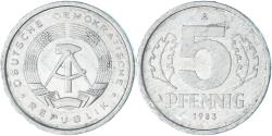 World Coins - Coin, GERMAN-DEMOCRATIC REPUBLIC, 5 Pfennig, 1983