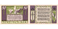 World Coins - Germany, Koenigswinter, 50 Pfennig, 1921-11-01, UNC(63)