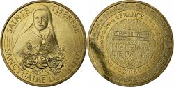 World Coins - France, Token, 14/ Lisieux - Sainte Thérèse, 2018, Copper-nickel Aluminium