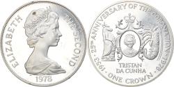 World Coins - Coin, Tristan Da Cunha, Elizabeth II, Crown, 1978, Pobjoy Mint,