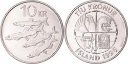 World Coins - Coin, Iceland, 10 Kronur, 1996