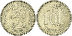 World Coins - Coin, Finland, 10 Pennia, 1965