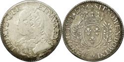 World Coins - Coin, France, Louis XV, 1/5 Écu aux branches d'olivier, 24 Sols, 1/5 ECU, 1726
