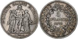 World Coins - France, 5 Francs, Hercule, 1878, Bordeaux, Silver, , Gadoury:745a