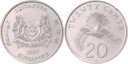 World Coins - Coin, Singapore, 20 Cents, 2007