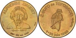 World Coins - France, 2 Euro, Tarascon - Alphonse Daudet, 1998,