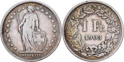 World Coins - Switzerland, Franc, 1903, Bern, Silver, , KM:24