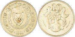 World Coins - Coin, Cyprus, 10 Cents, 1991