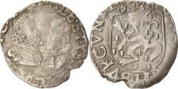 World Coins - Coin, Spain, Franche-Comté, Albert & Isabella, Carolus, 1618, Dole, Fautée
