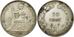World Coins - Coin, French Indochina, 20 Cents, 1928, Paris, , Silver, Lecompte:228