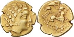 Aulerci Cenomani, Stater, 2nd century BC, Gold, , Delestrée:2150