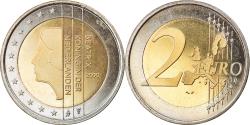 World Coins - Netherlands, 2 Euro, 2000, Utrecht, BE, , Bi-Metallic, KM:241