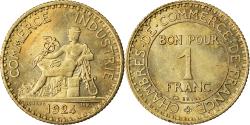 World Coins - Coin, France, Chambre de commerce, Franc, 1924, Paris,