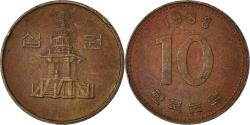 World Coins - Coin, KOREA-SOUTH, 10 Won, 1988