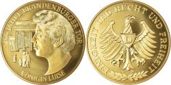 World Coins - Germany, Medal, 200 Jahre Brandenburger Tor, Köningin Luise, History, 1991