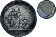 World Coins - France, Medal, Peculatores Ere Mulotati, History, , Tin-Zinc