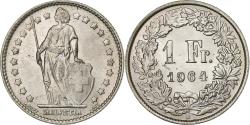 World Coins - Switzerland, Franc, 1964, Bern, Silver, , KM:24