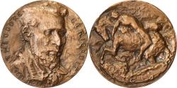 World Coins - France, Medal, Théodore Géricault, 1966, Bronze, Auffret,