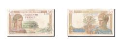 World Coins - Banknote, France, 50 Francs, 50 F 1934-1940 ''Cérès'', 1939, 1939-07-13