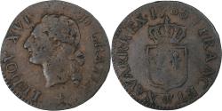 World Coins - France, Louis XVI, Liard, 1785, Lille, Copper, , Gadoury:348