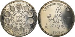 World Coins - France, Medal, Xème Anniversaire "Euro des 11", Politics, 2009,