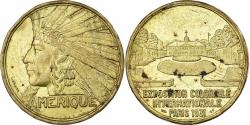 World Coins - France, Medal, Exposition Coloniale Internationale, Paris, Amérique, 1931