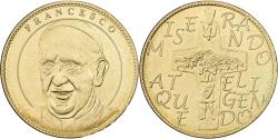 World Coins - Vatican, Token, Le Pape François, Copper-nickel Aluminium,