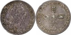 World Coins - Kingdom of England, William III, 6 Pence, 1698, London, Silver,