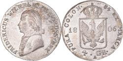 World Coins - Coin, German States, PRUSSIA, Friedrich Wilhelm III, 4 Groschen, 1806, Berlin