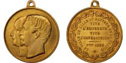 World Coins - France, Medal, Second French Empire, Politics, Society, War, 1853,