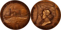 World Coins - France, Medal, Société Dunkerquoise de remorquage et de sauvetage, Shipping